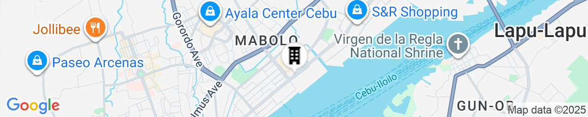 Map for Radisson Blu Cebu