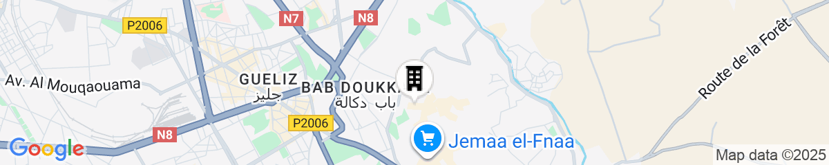 Map for Riad Idra