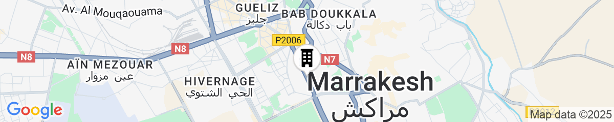 Map for Royal Mansour Marrakech