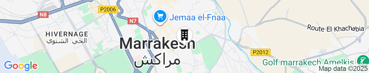 Map for The Mellah Hotel