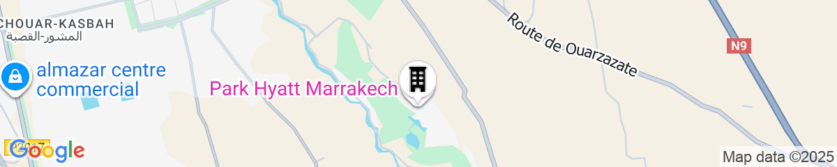 Map for Park Hyatt Marrakech