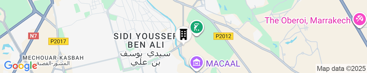 Map for Mandarin Oriental, Marrakech