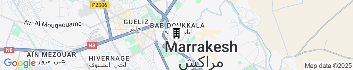 Map for Hôtel & Ryads Barrière Le Naoura