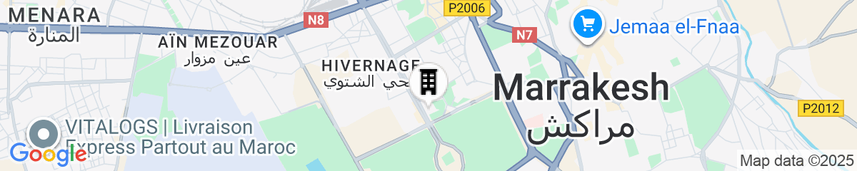 Map for Le Meridien N'fis