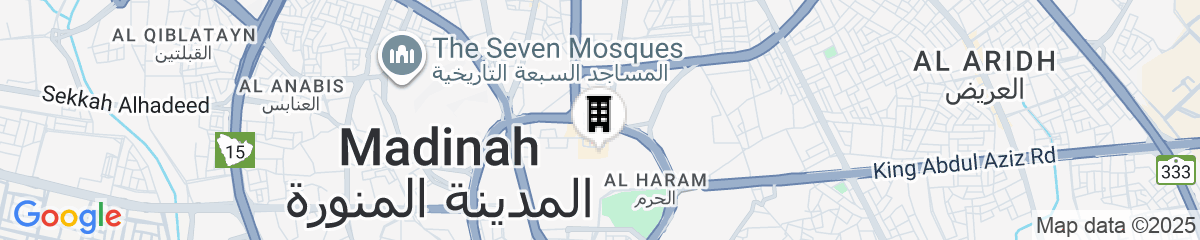 Map for The Oberoi, Madina