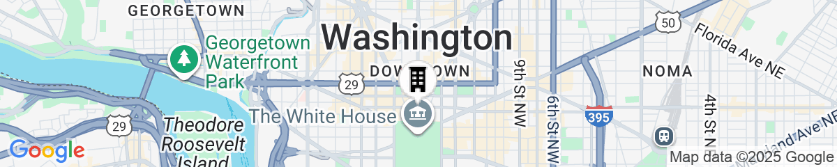 Map for The Hay-Adams