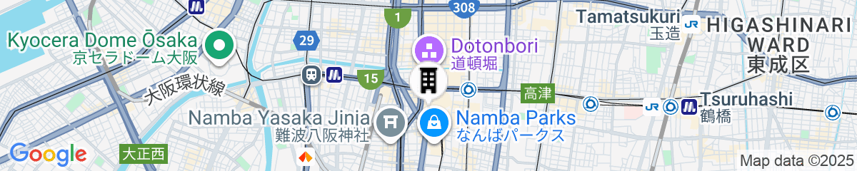 Map for Swissotel Nankai Osaka