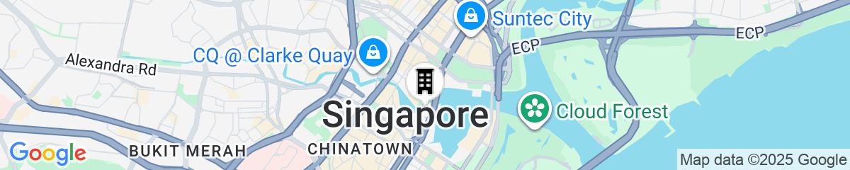 Map for The Fullerton Hotel Singapore