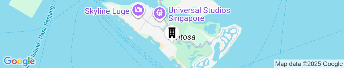 Map for Raffles Sentosa Singapore