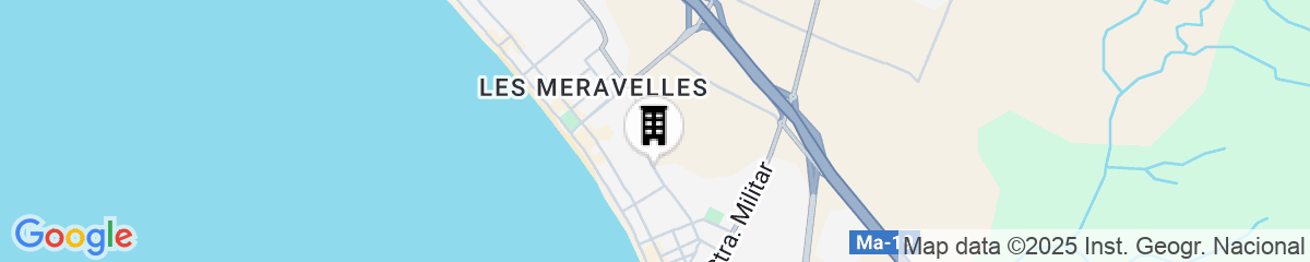 Map for Hipotels Playa de Palma Palace