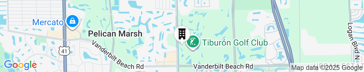 Map for The Ritz-Carlton Naples, Tiburón