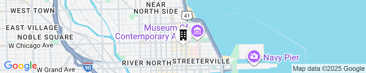 Map for The Peninsula Chicago