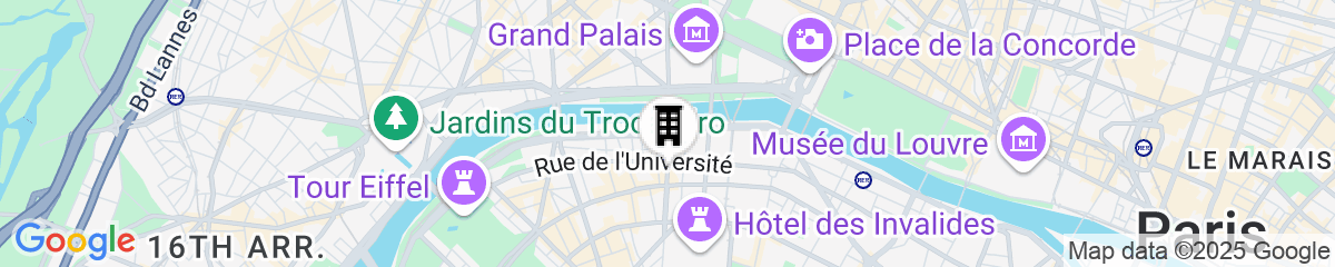 Map for Hotel Le Narcisse Blanc & Spa