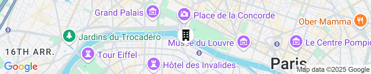 Map for J.K. Place Paris