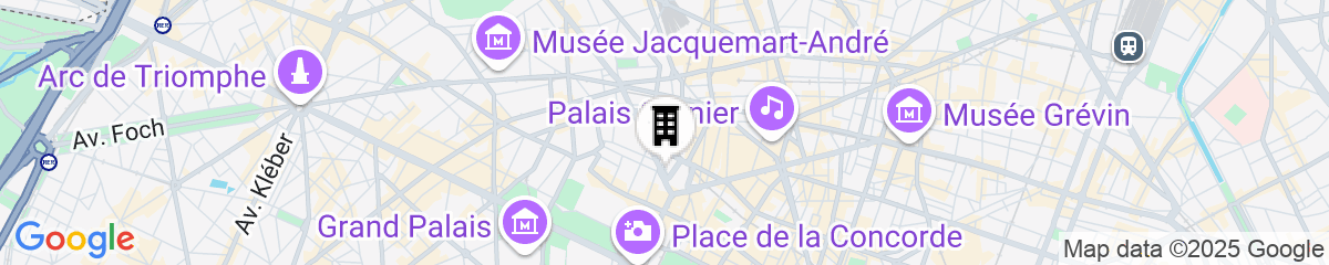 Map for Fauchon L'Hotel Paris