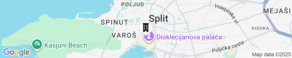 Map for Cornaro Hotel