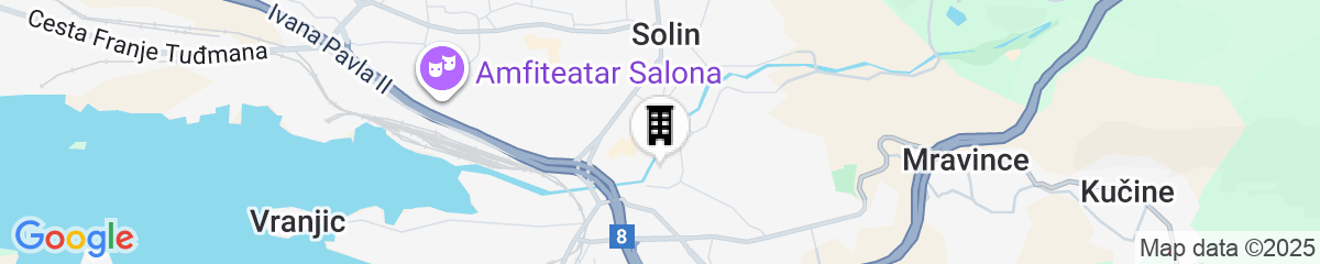 Map for Hotel President Solin