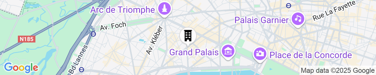 Map for Bvlgari Hotel Paris