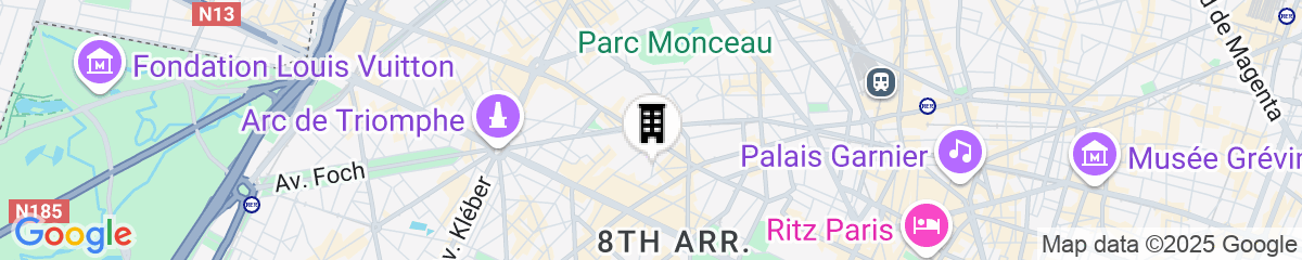 Map for Hôtel de Montesquieu