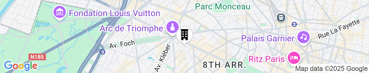 Map for Chateau des Fleurs Hotel & Spa Paris