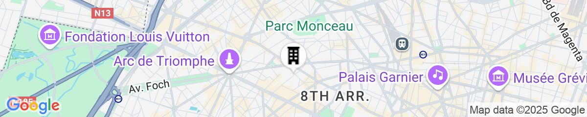 Map for Hôtel Elysia by Inwood Hotels