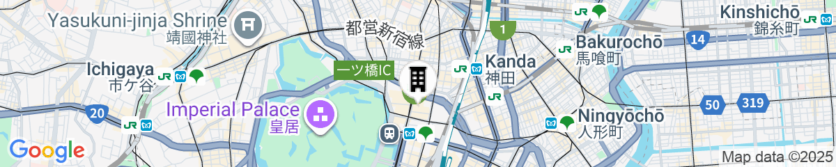 Map for HOSHINOYA Tokyo