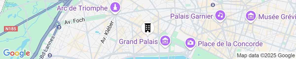 Map for Hotel Marignan Champs - Elysées