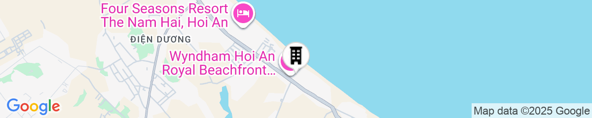 Map for Hoi An Royal Beachfront Resort & Villas