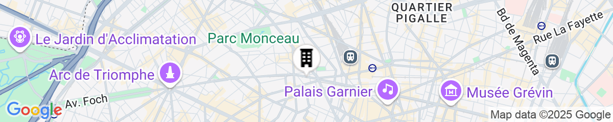 Map for Hôtel Bowmann