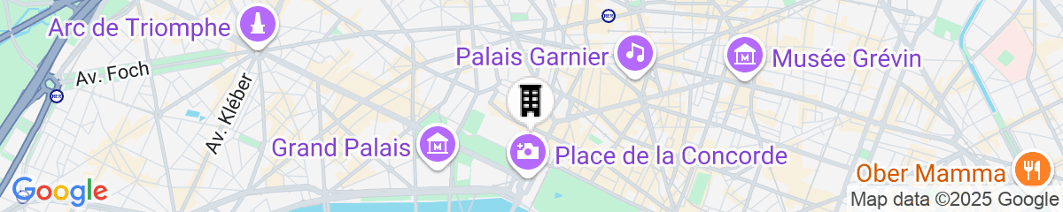 Map for Sofitel Paris Le Faubourg