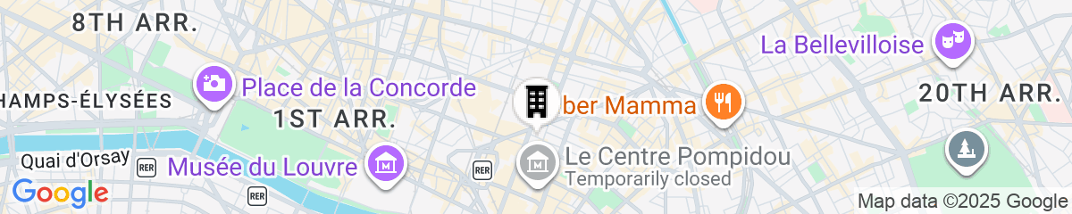 Map for Les Bains Paris