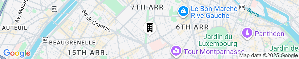 Map for Sax Paris, LXR Hotels & Resorts