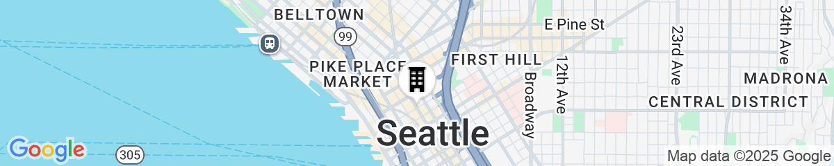Map for Fairmont Olympic Hotel