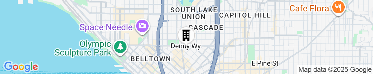 Map for 1 Hotel Seattle