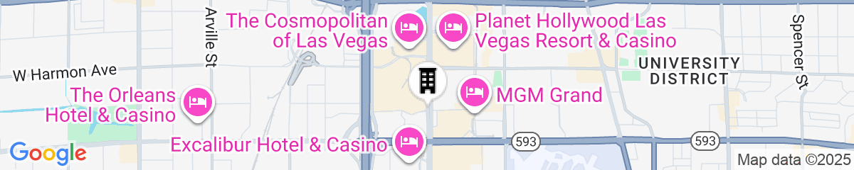 Map for NoMad Las Vegas