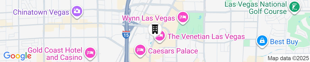 Map for The Venetian Prestige Club Lounge
