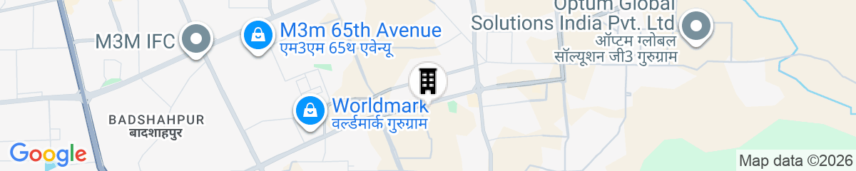 Map for Hilton Gurugram Baani City Centre