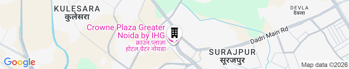Map for Crowne Plaza Greater Noida by IHG