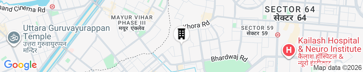 Map for Radisson Noida