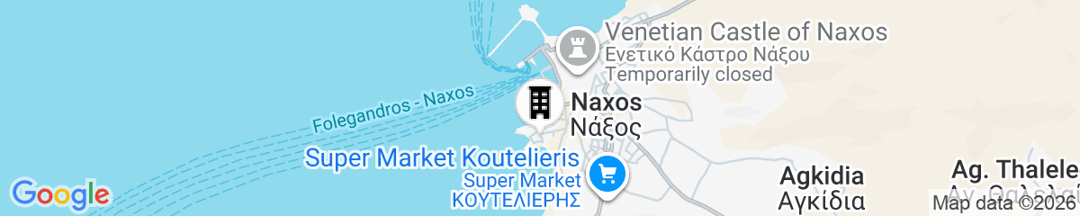 Map for Nissaki Beach Hotel