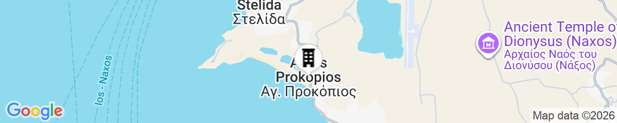 Map for Naxos Island Hotel