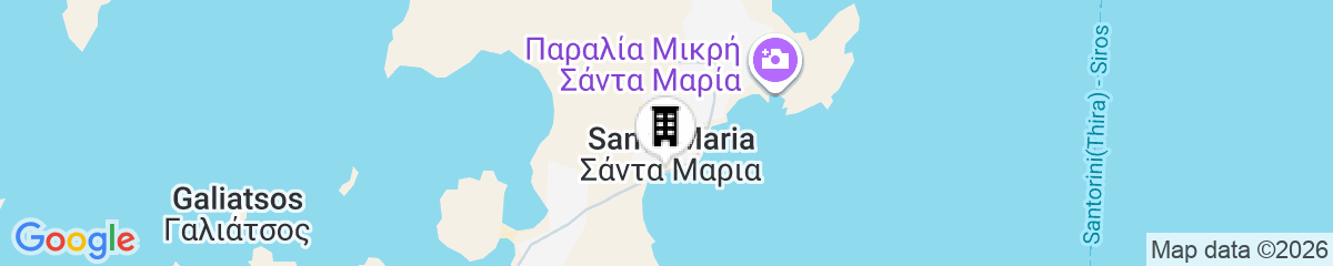 Map for White Dunes Luxury Boutique Hotel