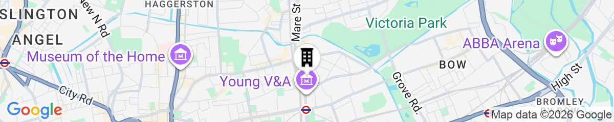 Map for Town Hall Hotel – Shoreditch