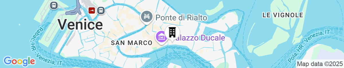 Map for Londra Palace Venezia