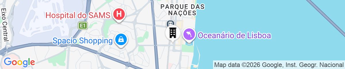 Map for Eurostars Universal Lisboa