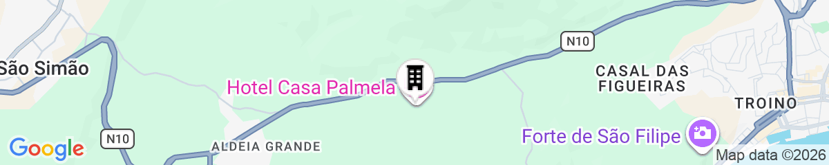 Map for Hotel Casa Palmela