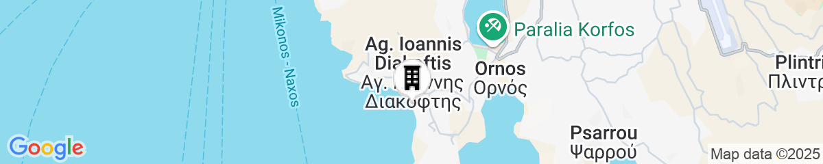Map for Mykonos Grand Hotel & Resort