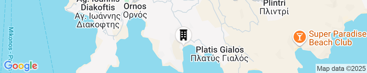 Map for Nammos Hotel Mykonos