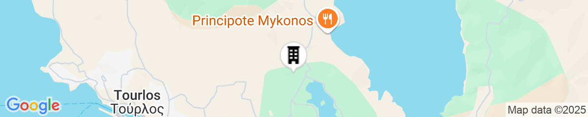 Map for Nasta Suites & Villas Intentional Living Mykonos