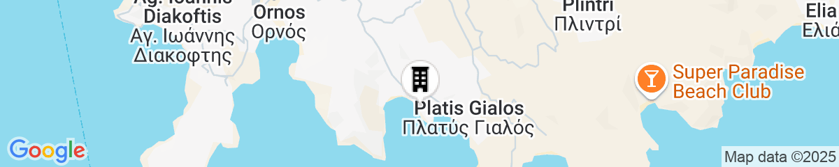 Map for Nissaki Boutique Hotel